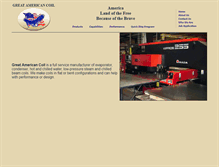 Tablet Screenshot of greatamericancoil.com